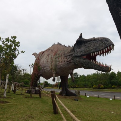 Outdoor life size animatronic dinosaur for sale