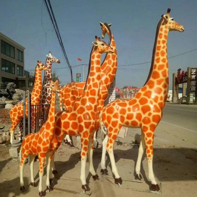 fiberglass animal sculpture life size animal fiberglass giraffe statues