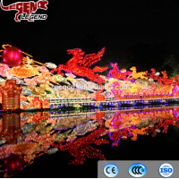 Chinese traditional animal lantern lion lights for festival decoration