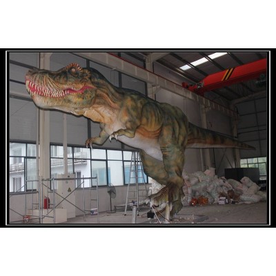 Amusement park 12m life-size t-rex dinosaur