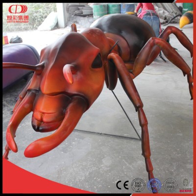 Fiberglass insect sculpture for decoration